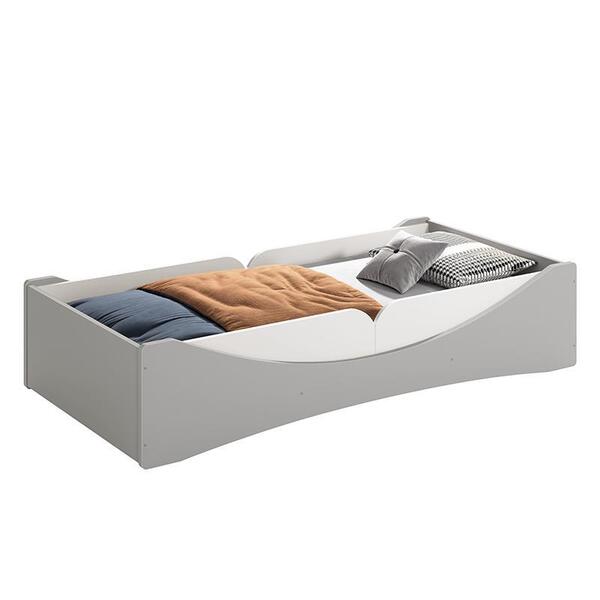 Cama Evolutiva Luna Com 2 Kits Proteção Lateral Lisa E Colchã