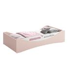 Cama Evolutiva Luna Com Proteção Lateral Usinada E Colchão D3