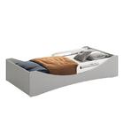 Cama Evolutiva Luna Com Proteção Lateral Usinada E Colchão D3