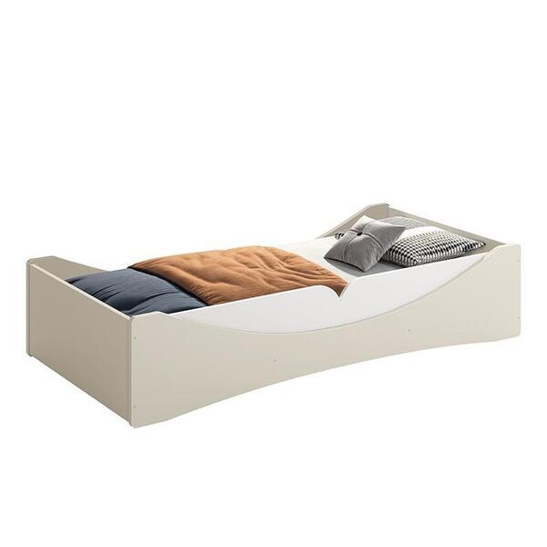 Cama Evolutiva Luna, Proteção Lateral Lisa E Colchão D20 - Re