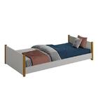 Cama Evolutiva Ravi Com Pés Amadeirado E Proteção Lateral Usi