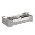 Cama Evolutiva Zaki, 2 Kits Proteção Lateral Lisa E Colchão D