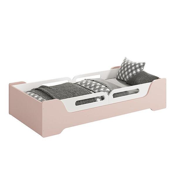 Cama Evolutiva Zaki Com 2 Kits Proteção Lateral Usinada E Col