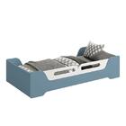 Cama Evolutiva Zaki Com Proteção Lateral Usinada E Colchão D3