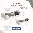 Cama Evolutiva Zaki, Proteção Lateral Lisa E Colchão D33 - Re