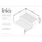 Cama Extensível 90x190cm Madeira Maciça Flip Yescasa Branco L