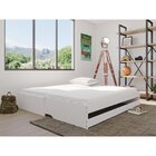 Cama Extensível 90x190cm Madeira Maciça Flip Yescasa Branco L