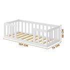 Cama Fazenda Infantil Branco Com Colchão Montessoriana Nemargi
