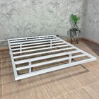 Cama Flutuante Casal Branca Com Led 110v Branco