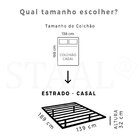 Cama Flutuante Casal Branca Com Led 110v Branco