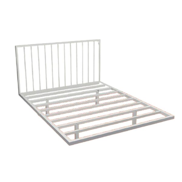 Cama Flutuante Casal Com Cabeceira E Luz De Led 110v Branco