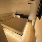 Cama Flutuante Casal Preta Com Led 110v Preto