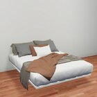 Cama Flutuante King  Branco