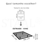 Cama Flutuante King Com Cabeceira E Luz De Led 110v Branco