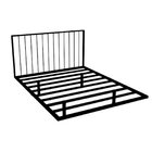 Cama Flutuante King Com Cabeceira Preto