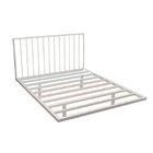 Cama Flutuante Queen Com Cabeceira Branco