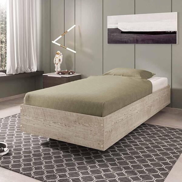 Cama Flutuante Solteiro Amarula New Box Framar