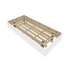 Cama Flutuante Solteiro Branco New Box Framar