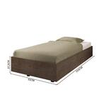 Cama Flutuante Solteiro Chocolate New Box Framar