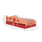 Cama Fun Tropa Bombeiros Solteiro Com Colchão