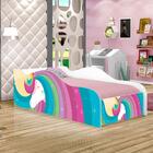 Cama Fun Unicórnio Arco Íris Solteiro
