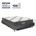 Cama Genebra Bouclé Com Colchão De Espuma D33 Ortobom Airtech