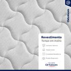 Cama Genebra Bouclé Com Colchão De Espuma D33 Ortobom Airtech