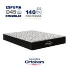 Cama Genebra Bouclé Com Colchão De Espuma D45 Ortobom Airtech