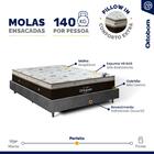 Cama Genebra Bouclé Com Colchão De Molas Ensacadas Ortobom Sl