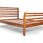 Cama Gondola Casal 100% Madeira Maciça Mogno/mel