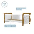 Cama Happy Treliça Tigus Baby Branco/ipê