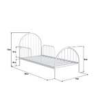 Cama Hope Solteiro Branco