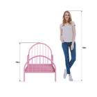 Cama Hope Solteiro Rosa Bebe