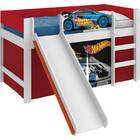 Cama Hot Wheels Play Com Escorregador - Pura Magia - Branco /