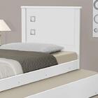 Cama Infaltil Barcelona Com Cama Auxiliar Branco