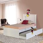 Cama Infaltil Barcelona Com Cama Auxiliar Branco