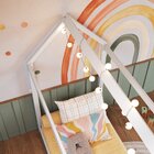 Cama Infantil 100% Madeira Maciça Maria Branco