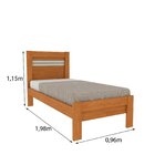 Cama Infantil 100% Mdf Harmonia Espresso Móveis Cinamomo /off