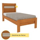 Cama Infantil 100% Mdf Harmonia Espresso Móveis Cinamomo /off