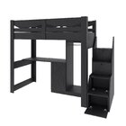 Cama Infantil 1 Escrivaninha E 2 Armários 5 Portas Stella Yes