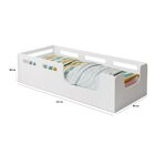 Cama Infantil  Montessori Lika Solteiro - Branco