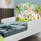 Cama Infantil Adesivada Com Colchão Animais Branco Basoto
