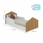 Cama Infantil Algodão Doce Espresso Móveis Branco/nature