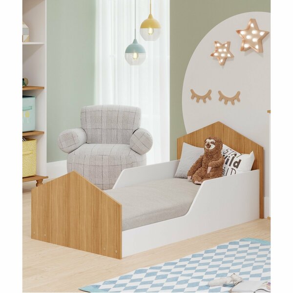 Cama Infantil Algodão Doce Espresso Móveis Branco/nature