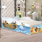 Cama Infantil Arca De Noé Com Colchão, Quarto Infantil