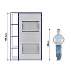 Cama Infantil Articulada Cm8013  4 Prateleiras 2 Nichos 128,5