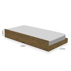 Cama Infantil Auxiliar Pop 100% Mdf 1201c1 Grenat - Gabrielli