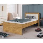 Cama Infantil Babá 100% Mdf Margo Espresso Móveis Branco Bril