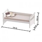 Cama Infantil Babá Júlia  Branco/bétula