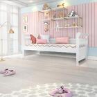 Cama Infantil Babá Júlia Branco Brilho Carolina Baby